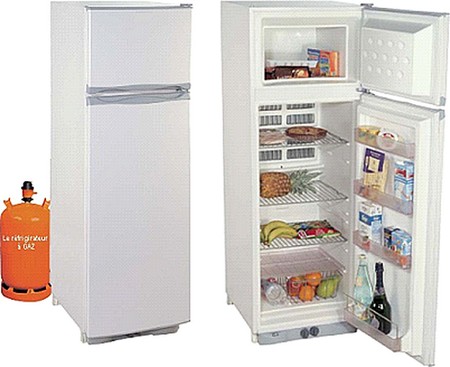 Réfrigérateur à gaz mixte