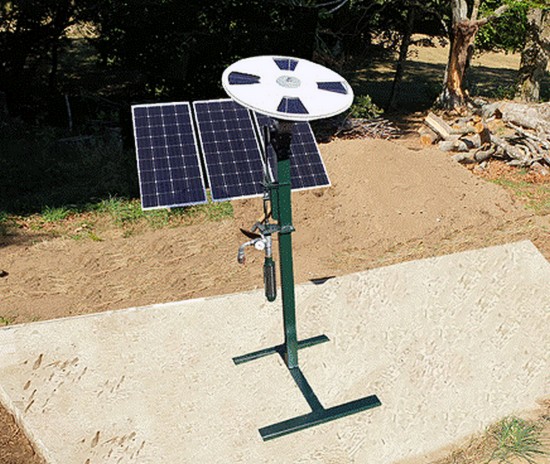 Système autonome de pompage solaire de petite profondeur 0-8 mètres SRA01